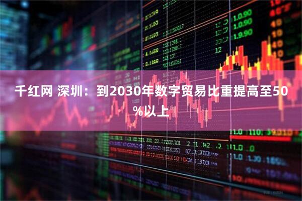 千红网 深圳：到2030年数字贸易比重提高至50%以上